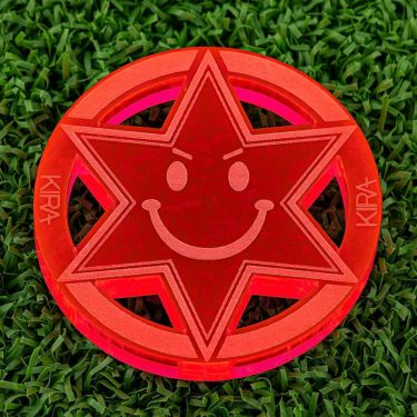 キャスコ　KIRA キラ　集光性 カジノマーカー KIZM-2320 レッド 詳細1