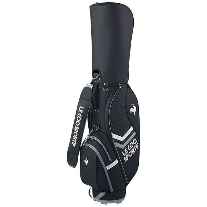 ルコック Le coq sportif　レディース キルティングデザイン 軽量 キャディバッグ QQCWJJ03 BK00 ブラック 詳細3