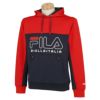 フィラ FILA　メンズ トリコロール配色 UVカット 長袖 プルオーバー スウェット パーカー 783-460　2023年モデル トリコロール（TC）