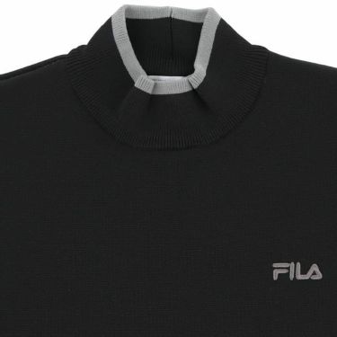 フィラ FILA　メンズ ロゴジャガード カラーブロック 長袖 ハイネック セーター 783-740　2023年モデル 詳細3