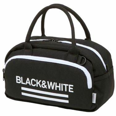 ブラック＆ホワイト Black＆White　ホワイトライン ロゴプリント カートバッグ BUF7103W 20 ブラック　2023年モデル ブラック（20）