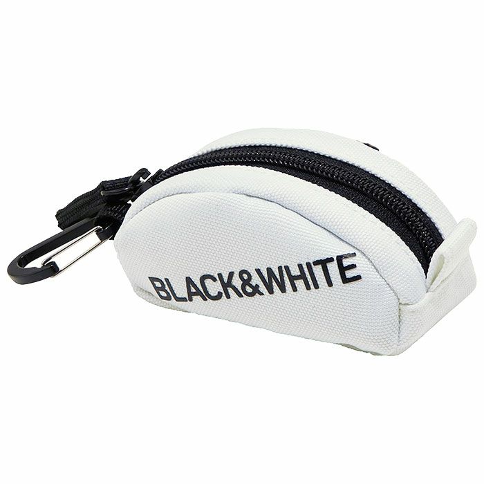 ブラック＆ホワイト Black＆White ホワイトライン ロゴプリント ボール