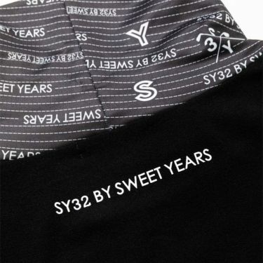 SY32 by SWEET YEARS　メンズ ロゴデザイン 生地切替 ストレッチ 長袖 タートルネックシャツ SYG-23A06　2023年モデル 詳細5