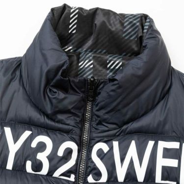 SY32 by SWEET YEARS　メンズ ロゴデザイン リバーシブル 中綿入り 長袖 フルジップ ジャケット SYG-23A44　2023年モデル 詳細4