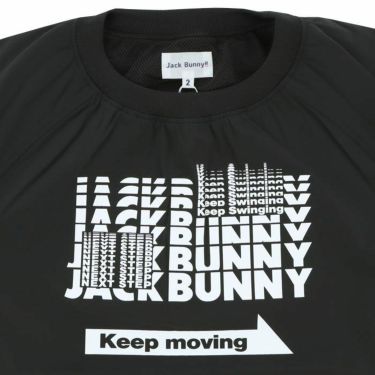 ジャックバニー Jack Bunny!!　レディース ロゴプリント メッシュ裏地 ストレッチ 長袖 クルーネック スニードジャック 263-3221912　2023年モデル 詳細3