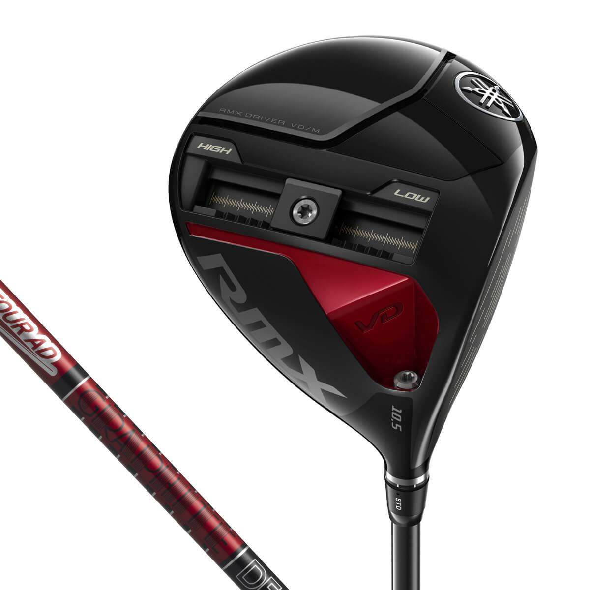 ヤマハ　RMX VD/M ドライバー　カスタムシャフト　月末特価有り ヤマハ RMX VD M リミックスVD/M ドライバー TOUR AD VF-5 シャフト
