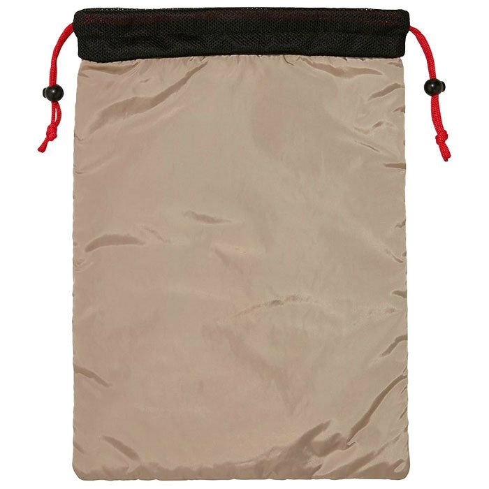 アンパスィ and per se　巾着型 ロゴ刺繍 ユーティリティバッグ AUF7103 51 ベージュ　2023年モデル 詳細1