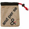 アンパスィ and per se　巾着型 ロゴ刺繍 マルチポーチ AUF7113 51 ベージュ　2023年モデル ベージュ（51）