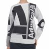 アドミラル Admiral　レディース パネルデザイン 配色切替 長袖 クルーネック セーター ADLA359　2023年モデル ホワイト（00）
