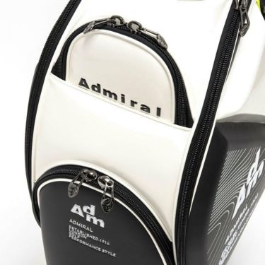 アドミラル Admiral　ロゴデザイン パフォーマンス キャディバッグ ADMG3BC1 00 ホワイト　2023年モデル 詳細5