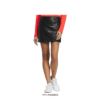 アディダス adidas　レディース フェイクレザー インナーパンツ一体型 スカート DJL25　2023年モデル