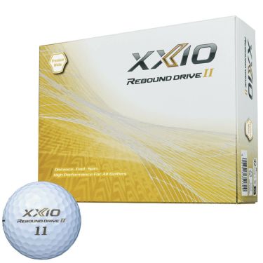 ゼクシオ XXIO　REBOUND DRIVE II リバウンドドライブ2 ゴルフボール　1ダース（12球入り）　プレミアムホワイト プレミアムホワイト