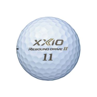 ゼクシオ XXIO　REBOUND DRIVE II リバウンドドライブ2 ゴルフボール　1ダース（12球入り）　プレミアムホワイト 詳細2