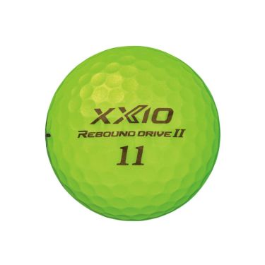 ゼクシオ XXIO　REBOUND DRIVE II リバウンドドライブ2 ゴルフボール　1ダース（12球入り）　ライムイエロー 詳細2