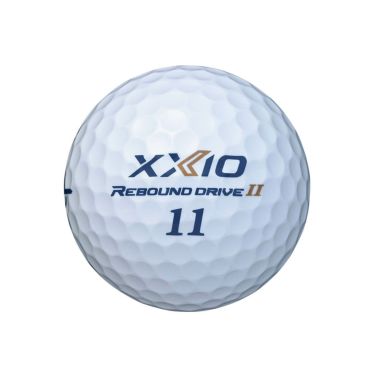 オウンネーム専用　ゼクシオ XXIO　REBOUND DRIVE II リバウンドドライブ2 ゴルフボール　1ダース（12球入り） ホワイト