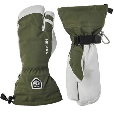 ヘストラ HESTRA　Heli Ski 3-Finger ヘリ スキー スリーフィンガー Olive　スキーグローブ 2025-2026 詳細1