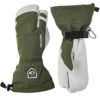 ヘストラ HESTRA　Heli Ski 3-Finger ヘリ スキー スリーフィンガー Olive　スキーグローブ 2023-2024