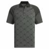 アディダス adidas　メンズ PRIMEKNIT モノグラム柄 ジャカード 半袖 ポロシャツ DJL07　2023年モデル グレーファイブ（HZ6072）
