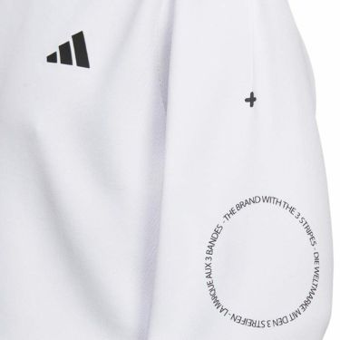 アディダス adidas　メンズ ロゴデザイン ストレッチ 長袖 モックネックシャツ MKS17　2023年モデル 詳細4