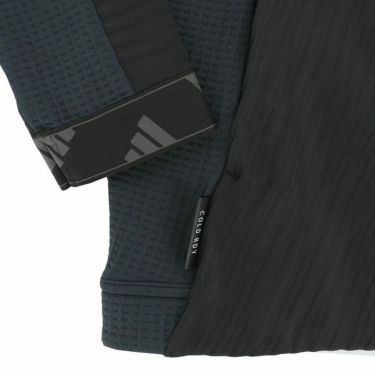 アディダス adidas　メンズ ロゴ刺繍 生地切替 ストレッチ 長袖 フルジップ ジャケット MKS28　2023年モデル 詳細6