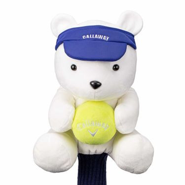 キャロウェイ　Bear ベア ドライバー用 ヘッドカバー FW 23 JM 5523144 ホワイト　2023年モデル 詳細2