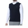 フットジョイ FootJoy　メンズ ロゴ刺繍 アーガイル柄 ウール混 Vネック ベスト FJ-F23-M02　2023年モデル 詳細2