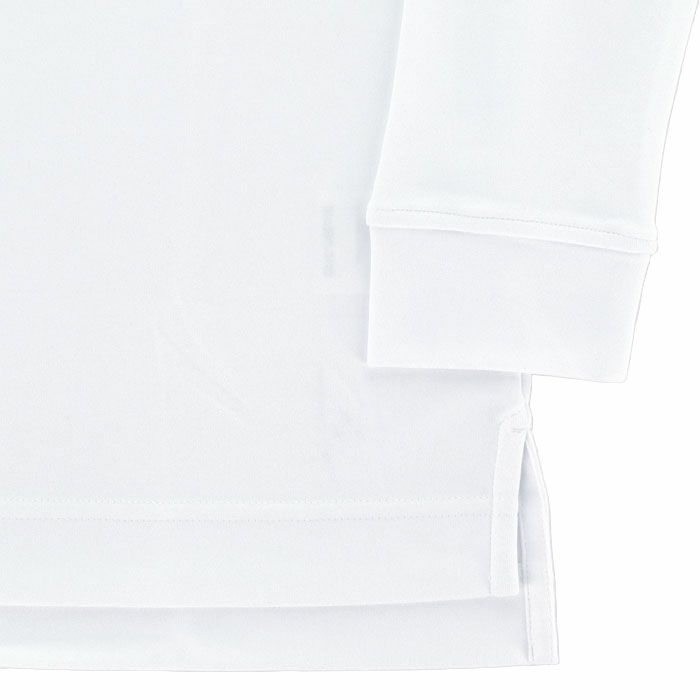 フットジョイ FootJoy　メンズ ロゴプリント ボーダー柄 ストレッチ 長袖 ラグランスリーブ モックネックシャツ FJ-F23-S17　2023年モデル 詳細8