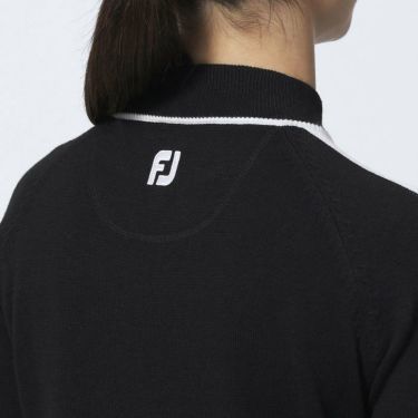 フットジョイ FootJoy　レディース 立体ロゴ 裏起毛 ストレッチ 長袖 プルオーバー フーディー FJW-F23-M03　2023年モデル 詳細4