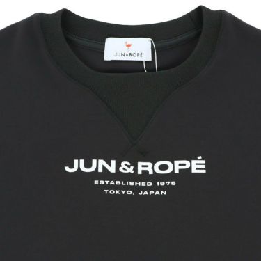 ジュン アンド ロペ JUN ＆ ROPE　レディース ロゴプリント ダンボールニット 長袖 クルーネック プルオーバー ERM73100　2023年モデル 詳細3