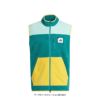 アディダス adidas　メンズ ADICROSS ボアフリース 生地切替 キルト カラーブロック フルジップ ベスト NBY44　2023年モデル