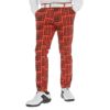 ジャックバニー Jack Bunny!!　メンズ 総柄プリント タイポグラフィ柄 2WAYストレッチツイル ロングパンツ 262-3231921　2023年モデル オレンジ（150）