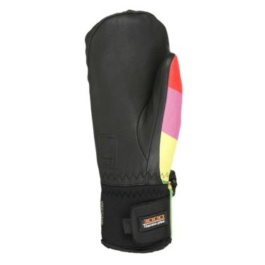 レベル LEVEL　VERTIGO MITT TEEN ヴェルティゴ ミット ティーン pk rainbow　ジュニア スキーグローブ 2023-2024 詳細2