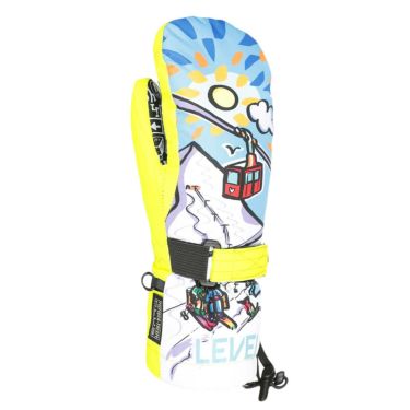 レベル LEVEL　JUNIOR MITT ジュニア ミット yellow　ジュニア スキーグローブ 2023-2024 詳細1