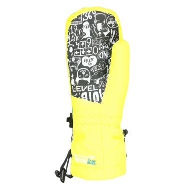 レベル LEVEL　JUNIOR MITT ジュニア ミット yellow　ジュニア スキーグローブ 2023-2024 詳細2