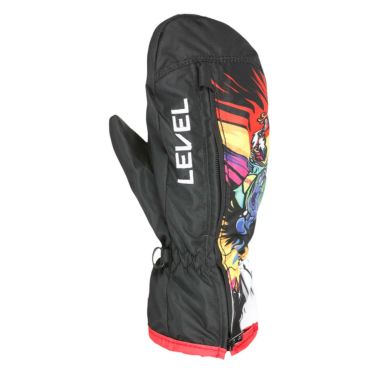 レベル LEVEL　DUDY MITT ダディ ミット pk black　ジュニア スキーグローブ 2023-2024 詳細1