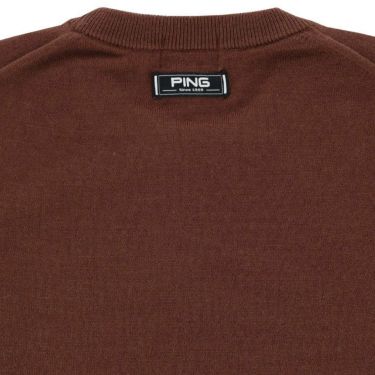 ピン PING　メンズ ロゴ刺繍 長袖 クルーネック セーター 621-3270001　2023年モデル 詳細4