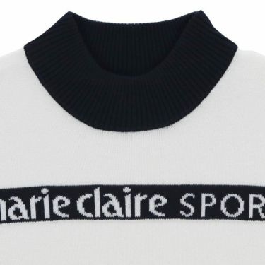 マリクレール marie claire　レディース 配色切替 長袖 ハイネック セーター 733-700　2023年モデル 詳細3