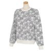ジャックバニー Jack Bunny!!　レディース ドラえもん ダブルジャガード 長袖 クルーネック セーター 263-3270048　2023年モデル ホワイト（030）