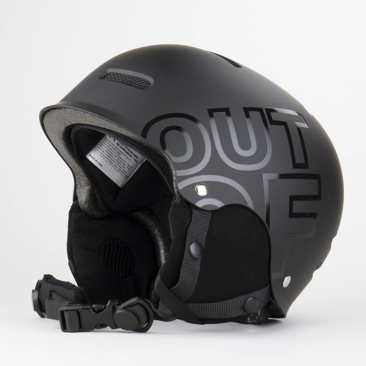 アウトオブ OUT OF　Wipeout ワイプアウト Black　スキー スノーボードヘルメット 2024-2025 詳細1
