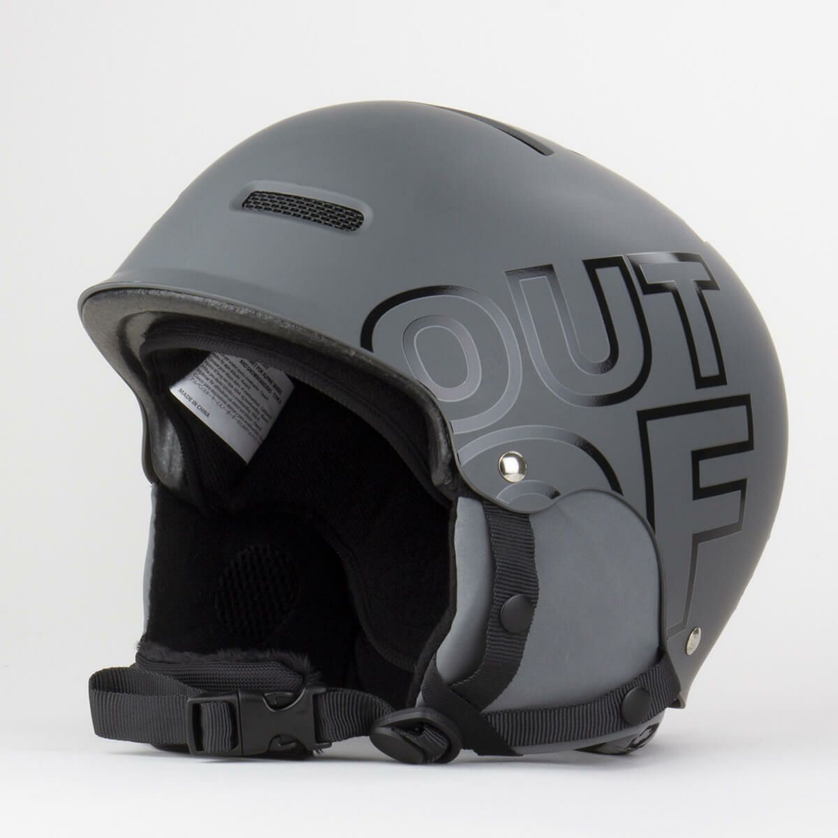 アウトオブ OUT OF　Wipeout ワイプアウト Grey　スキー スノーボードヘルメット 2024-2025