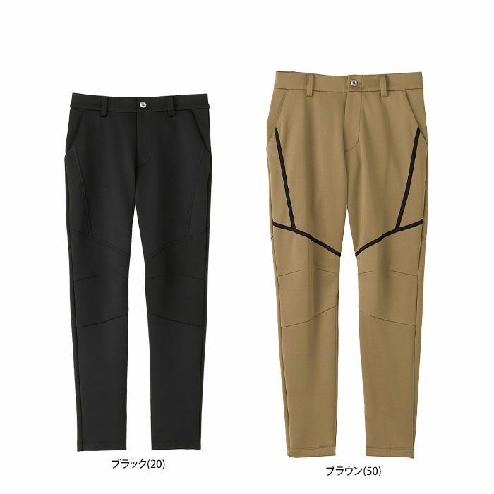 ブラック＆ホワイト Black＆White　ホワイトライン メンズ 切替デザイン ストレッチ テーパード ロングパンツ BGF5003WD　2023年モデル 詳細1