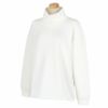 ピン PING　レディース ロゴデザイン ストレッチ 長袖 ハイネックシャツ 622-3262004　2023年モデル ホワイト（030）