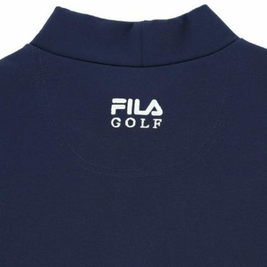 フィラ FILA　メンズ エンブレム刺繍 裏起毛 ストレッチ 長袖 モックネックシャツ 782-530　2022年モデル 詳細4