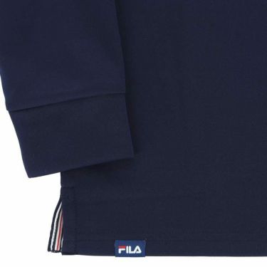 フィラ FILA　メンズ エンブレム刺繍 裏起毛 ストレッチ 長袖 モックネックシャツ 782-530　2022年モデル 詳細5