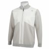 デサントゴルフ DESCENTE GOLF　メンズ ウール混 ハイブリッド 長袖 フルジップ セーター DGMWJL03　2023年モデル グレー（GY00）