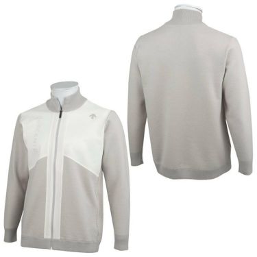 デサントゴルフ DESCENTE GOLF　メンズ ウール混 ハイブリッド 長袖 フルジップ セーター DGMWJL03　2023年モデル 詳細4