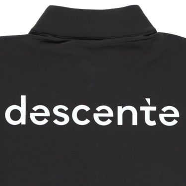 デサントゴルフ DESCENTE GOLF　レディース バックロゴプリント 鹿の子 ストレッチ 長袖 ハーフジップシャツ DGWWJB02　2023年モデル 詳細6