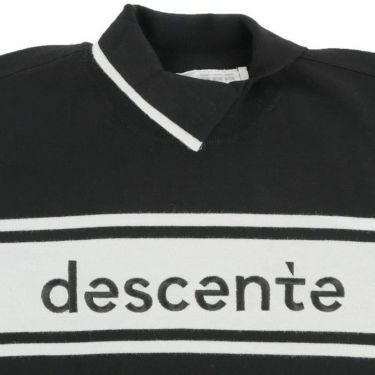 デサントゴルフ DESCENTE GOLF　レディース 配色ライン 長袖 変形タートルネック セーター DGWWJL03　2023年モデル 詳細4