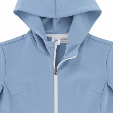 デサントゴルフ DESCENTE GOLF　レディース 防風 ダンボールニット ストレッチ 長袖 フード付き フルジップ ジャケット DGWWJL51　2023年モデル 詳細4