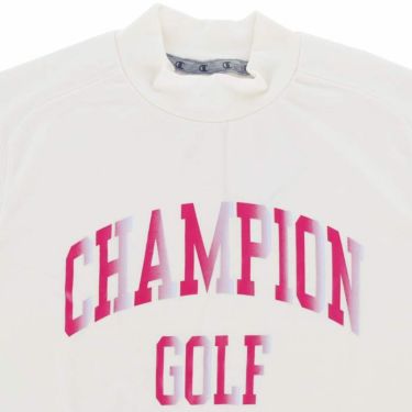 チャンピオンゴルフ ChampionGOLF　レディース グラデーションロゴプリント ストレッチ 長袖 モックネックシャツ CW-YG001　2023年モデル 詳細3